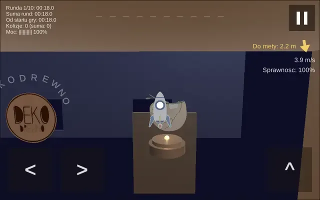 Deko Rocket — mini gra w Unity dla sklepu DekoDrewno
