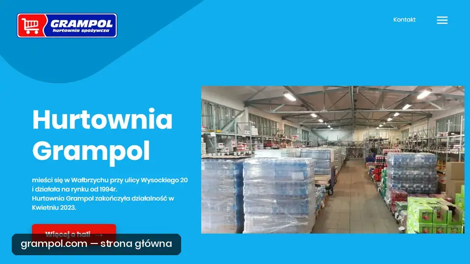 Animacja prezentująca stronę grampol.com
